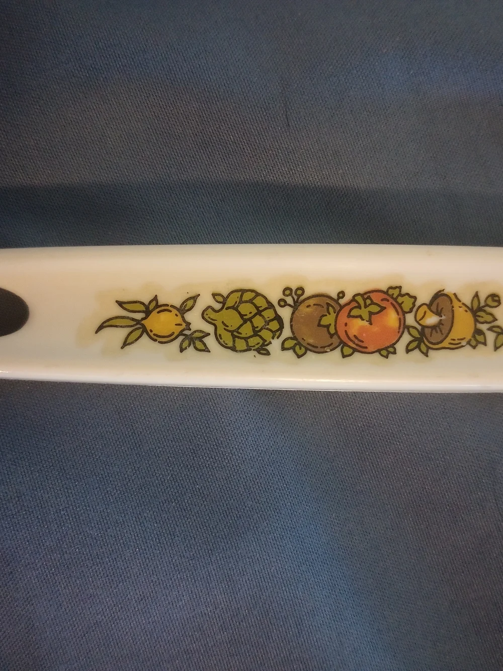 Vintage Foley Melamine Slotted Spoon